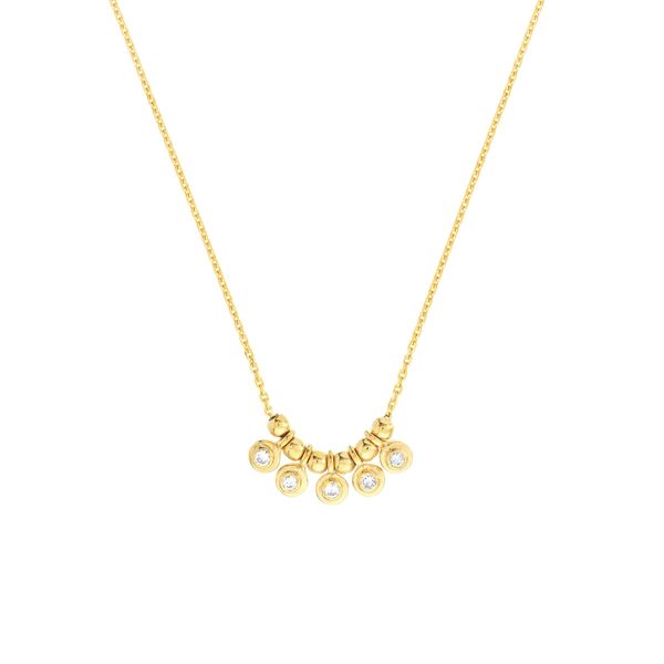14K Yellow Diamond Bezel Necklace Minor Jewelry Inc. Nashville, TN