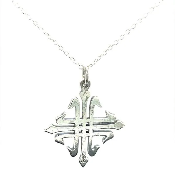 Sterling Silver Chain and James Avery Cross Pendant Minor