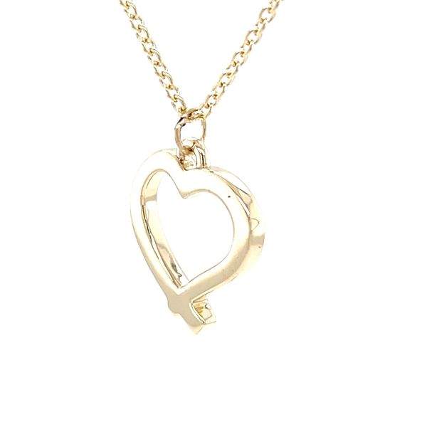 14K Yellow Gold Heart Pendant Necklace Image 2 Minor Jewelry Inc. Nashville, TN