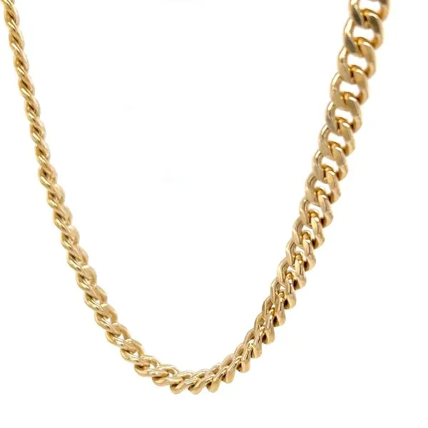 10K Yellow Gold Estate 4.5mm Curb Chain Image 2 Minor Jewelry Inc. Nashville, TN