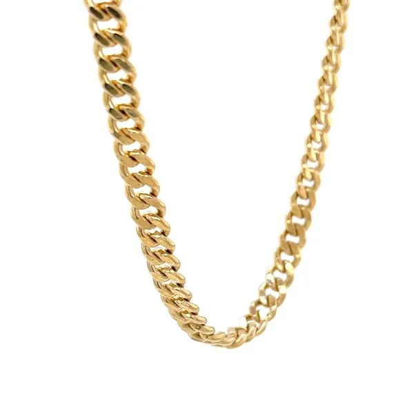 10K Yellow Gold Estate 4.5mm Curb Chain Image 3 Minor Jewelry Inc. Nashville, TN