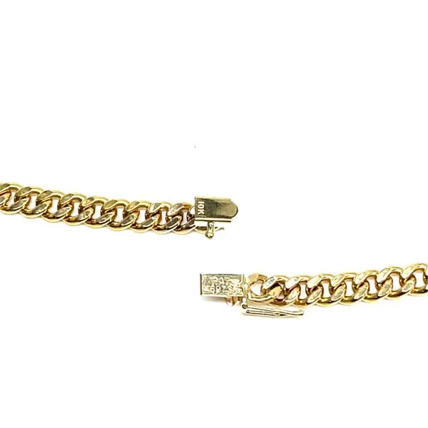 10K Yellow Gold Estate 4.5mm Curb Chain Image 4 Minor Jewelry Inc. Nashville, TN
