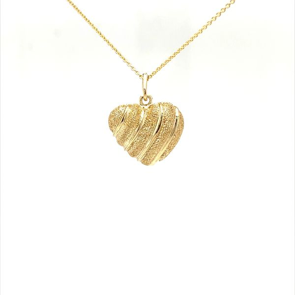 14K Yellow Gold Heart Pendant Necklace Minor Jewelry Inc. Nashville, TN