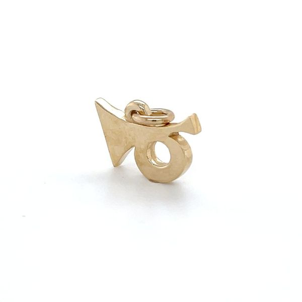 14K Yellow Gold Estate James Avery Bugle Charm Image 2 Minor Jewelry Inc. Nashville, TN