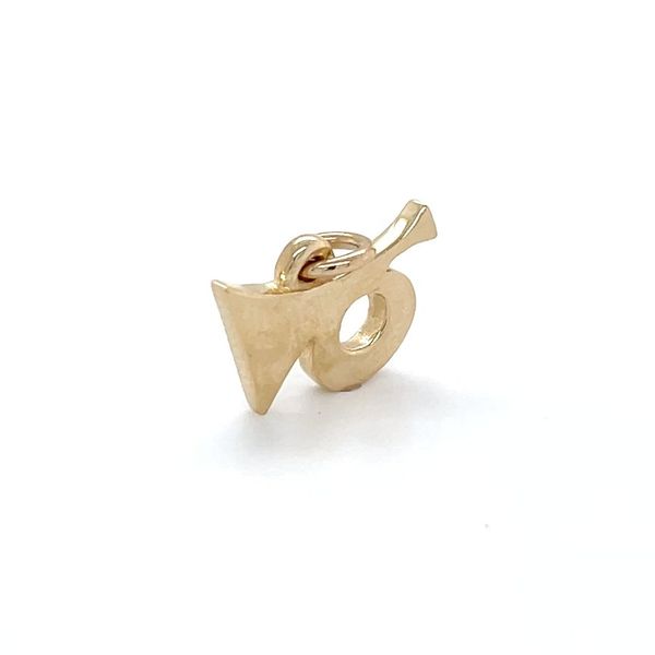 14K Yellow Gold Estate James Avery Bugle Charm Image 3 Minor Jewelry Inc. Nashville, TN