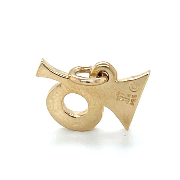 14K Yellow Gold Estate James Avery Bugle Charm Image 4 Minor Jewelry Inc. Nashville, TN