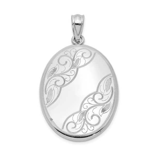 Sterling Silver Scroll Design Open Locket Handcrafted by Minor Jewelry Minor Jewelry Inc. Nashville, TN