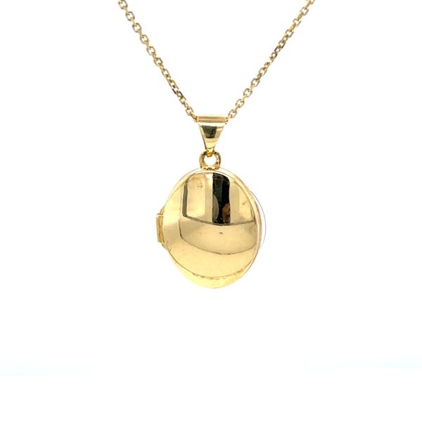 10K Yellow Gold 24x14mm Locket Pendant on a Chain Minor Jewelry Inc. Nashville, TN