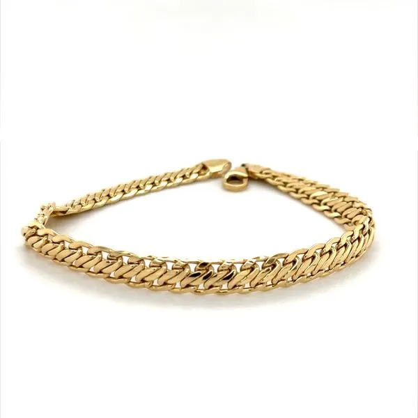18K Yellow Gold Fancy Link Bracelet