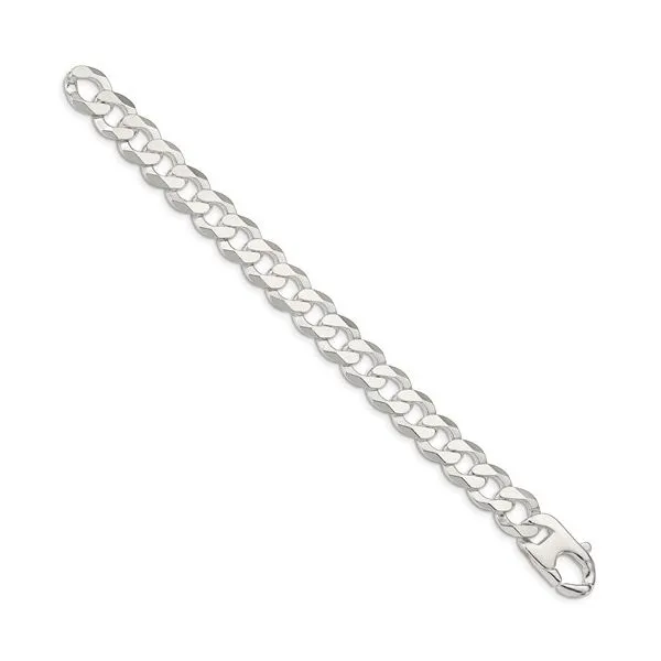 Sterling Silver 14mm Flat Curb Chain 9 inch  50g Minor Jewelry Inc. Nashville, TN
