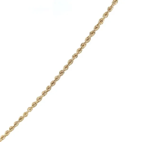 14K Yellow Gold Estate 2.3mm Rope Bracelet Minor Jewelry Inc. Nashville, TN