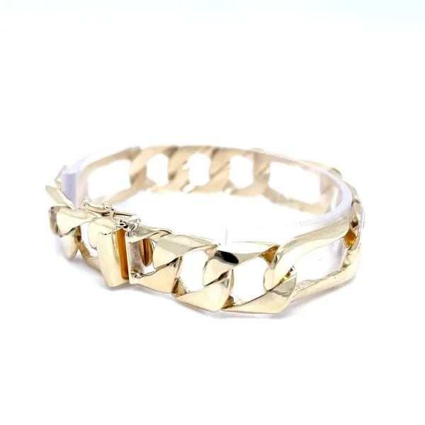 14K Yellow Figaro Bracelet Image 2 Minor Jewelry Inc. Nashville, TN