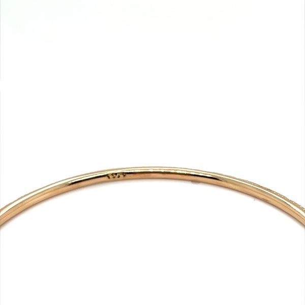 14K Rose Gold Estate Engraved Bangle Bracelet Image 2 Minor Jewelry Inc. Nashville, TN