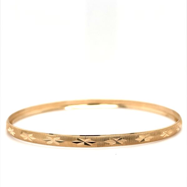 10K Yellow Gold  Estate Engraved  Bracelet Minor Jewelry Inc. Nashville, TN