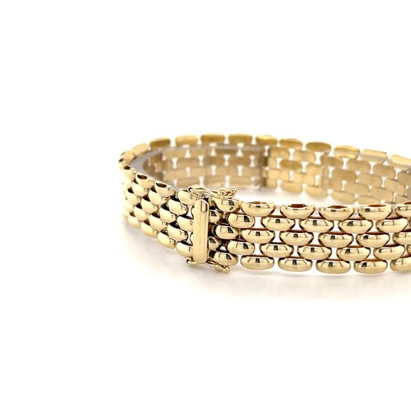 14K Yellow Gold Estate Panther Link 