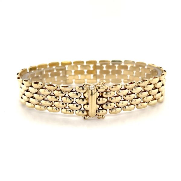 14K Yellow Gold Estate Panther Link 
