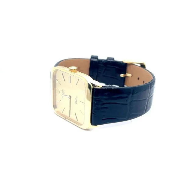 1976 Rolex  Cellini 18K Yellow Gold 4135  27x32mm Dress W...