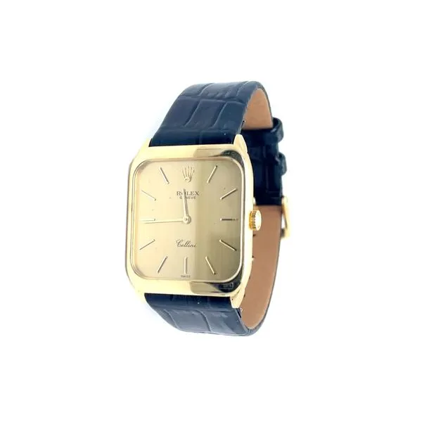 1976 Rolex  Cellini 18K Yellow Gold 4135  27x32mm Dress W...