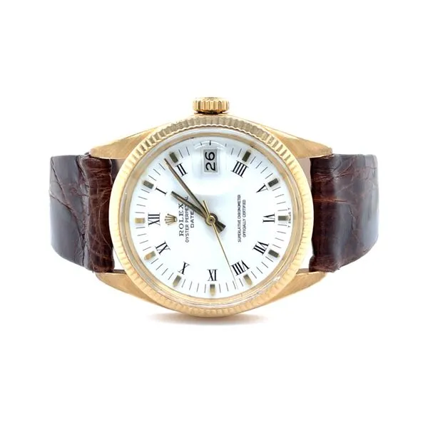 1978 34mm Rolex 18K Yellow Gold Date 1505
