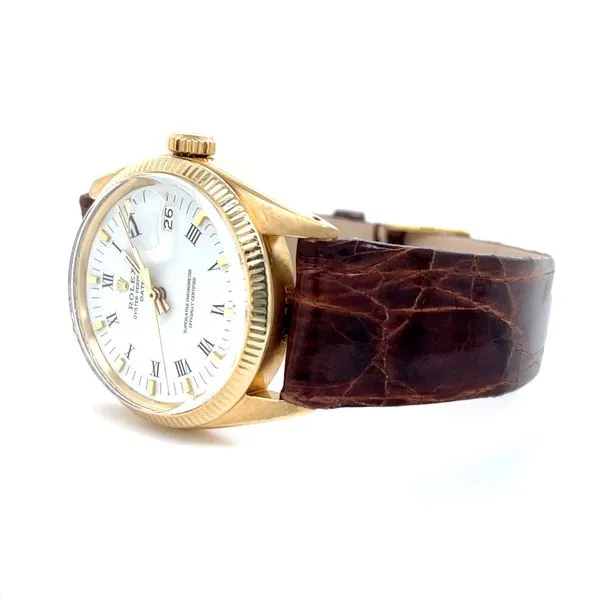 1978 34mm Rolex 18K Yellow Gold Date 1505