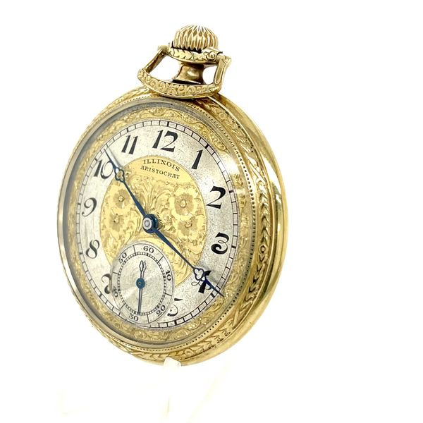 Gold Filled 17-Jewel Illinois Pocket Watch with Elgin Case Image 2 Minor Jewelry Inc. Nashville, TN