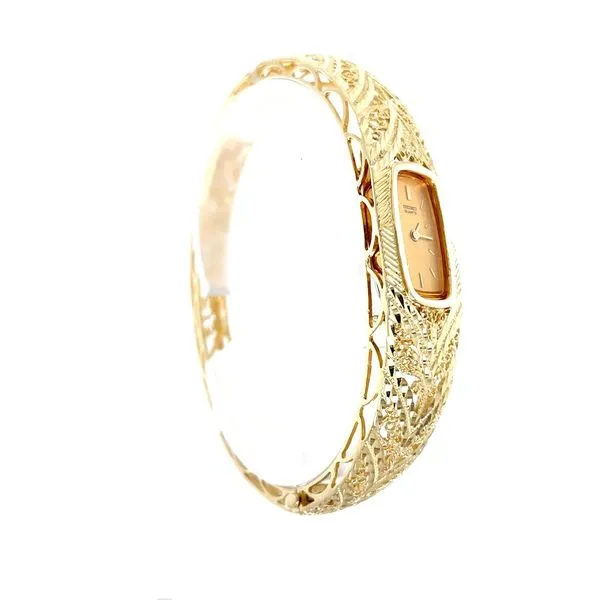 14K Yellow Gold Estate Bracelet Watch Image 3 Minor Jewelry Inc. Nashville, TN