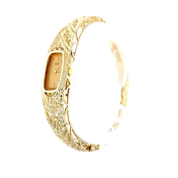 14K Yellow Gold Estate Bracelet Watch Image 4 Minor Jewelry Inc. Nashville, TN