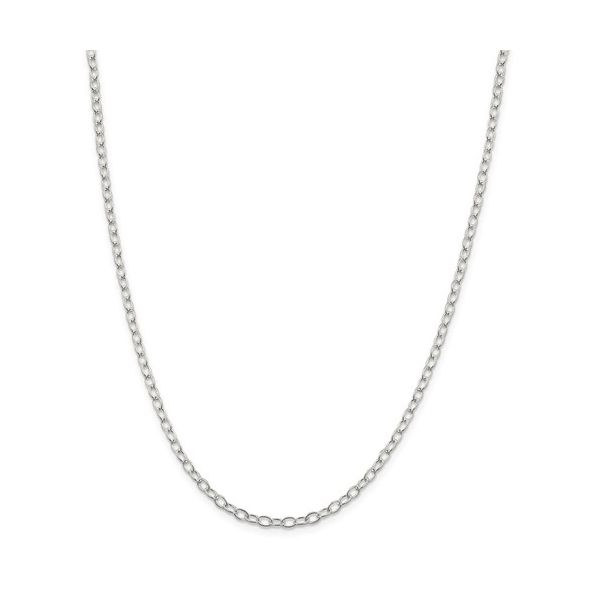 Sterling Silver Oval Cable Chain Image 2 Minor Jewelry Inc. Nashville, TN