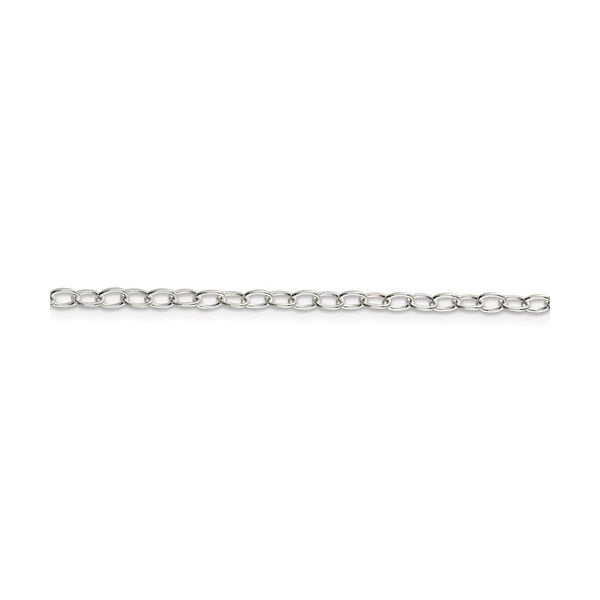 Sterling Silver Oval Cable Chain Image 2 Minor Jewelry Inc. Nashville, TN