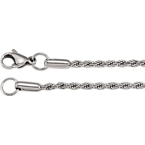 Stainless Steel Rope Chain Minor Jewelry Inc. Nashville, TN