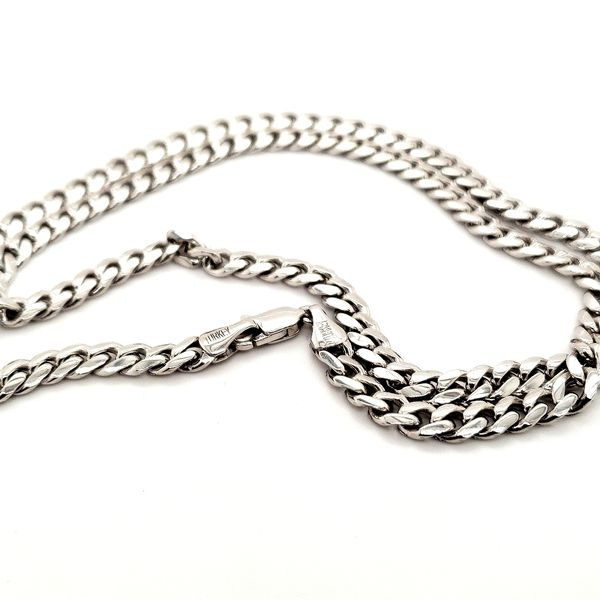 Sterling Silver Cuban Chain with Lobster Clasp Image 2 Minor Jewelry Inc. Nashville, TN