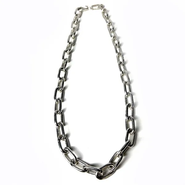 Fine Silver Chain Made by Nashville Artist Length 26 Inch