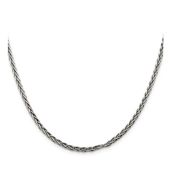 Sterling Silver Antiqued Square Spiga Chain Minor Jewelry Inc. Nashville, TN