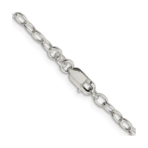Sterling Silver Oval Cable Chain Image 2 Minor Jewelry Inc. Nashville, TN