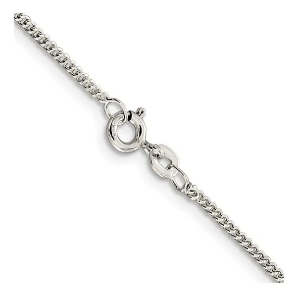 Sterling Silver 1.5mm Polished Curb Chain Image 3 Minor Jewelry Inc. Nashville, TN