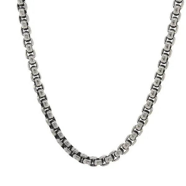 Stainless Steel 4mm. 18-inch Box Chain With 2-inch Extender Chain Minor Jewelry Inc. Nashville, TN