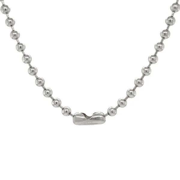 Stainless Steel 20-innch 3mm. Ball Chain Image 2 Minor Jewelry Inc. Nashville, TN