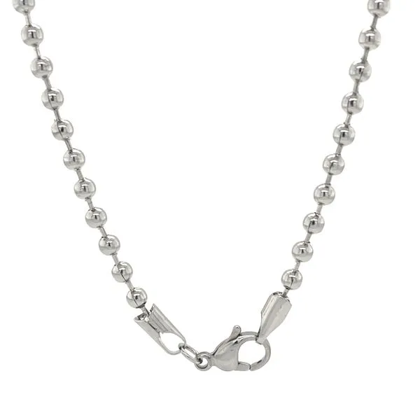 Stainless Steel 19-inch 3mm. Ball Chain Image 2 Minor Jewelry Inc. Nashville, TN