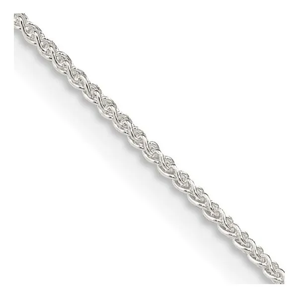 Sterling Silver 1mm. 18-inch Round Wheat Chain