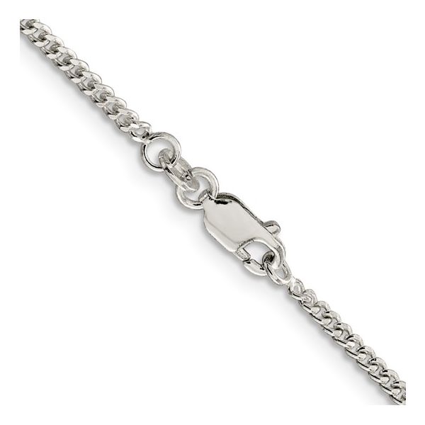 Sterling Silver 2.0mm Curb Chain Image 2 Minor Jewelry Inc. Nashville, TN
