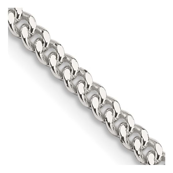 Sterling Silver 3mm 14-Inch Curb Chain Image 3 Minor Jewelry Inc. Nashville, TN