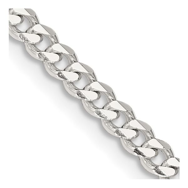 Sterling Silver 3.5mm 20-Inch Curb Chain Image 3 Minor Jewelry Inc. Nashville, TN