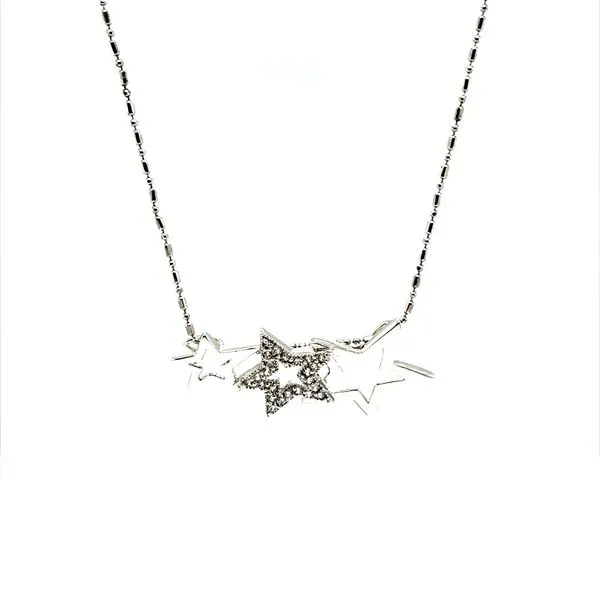 Sterling Silver Cubic Zirconias Star Pendant Necklace Minor Jewelry Inc. Nashville, TN