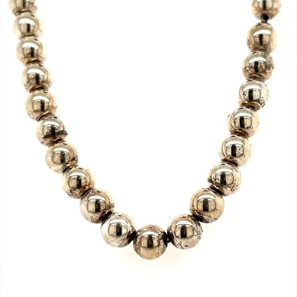 Sterling Silver 6.0mm Bead Necklace Minor Jewelry Inc. Nashville, TN