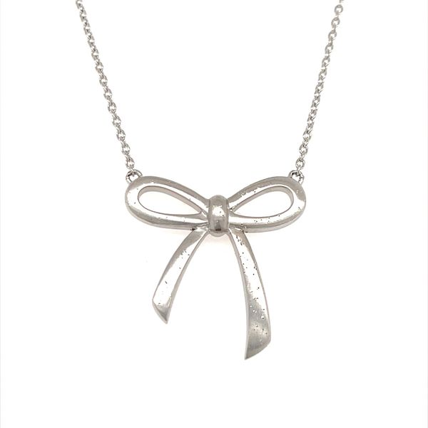 Sterling Silver And Glittered Bow Necklace Minor Jewelry Inc. Nashville, TN