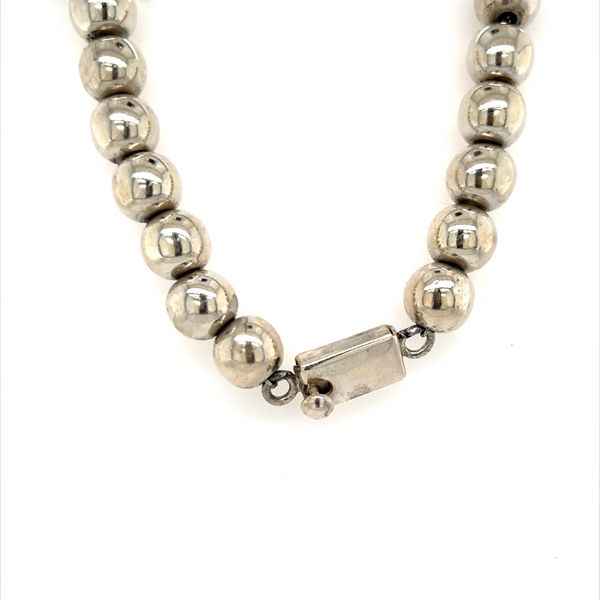Sterling Silver Bead Necklace Image 2 Minor Jewelry Inc. Nashville, TN