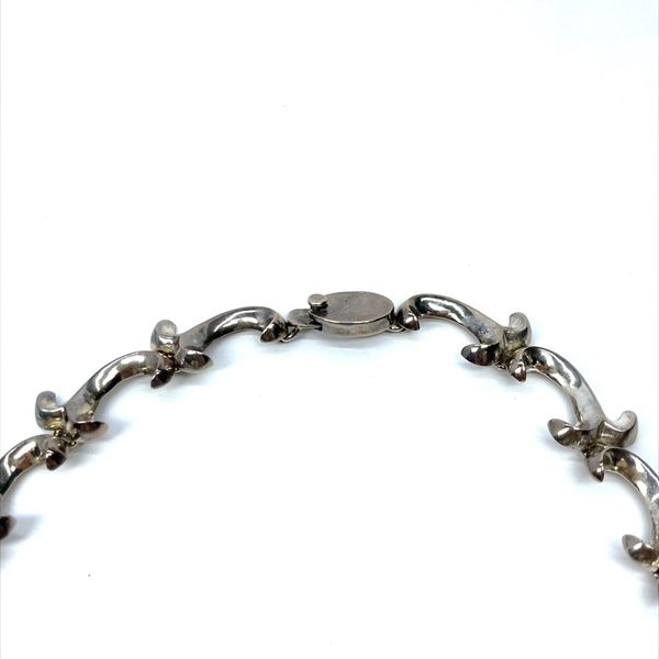 Sterling silver and Cubic Zirconia branch design choker necklace Image 3 Minor Jewelry Inc. Nashville, TN