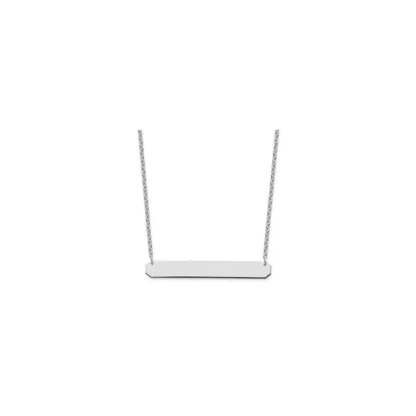 Sterling Silver Bar Pendant Necklace Minor Jewelry Inc. Nashville, TN