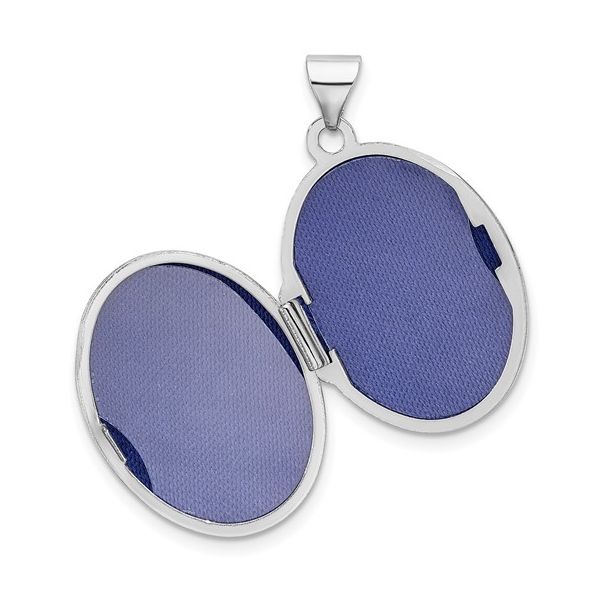 Sterling Silver Reversible Locket Pendant Necklace Image 4 Minor Jewelry Inc. Nashville, TN
