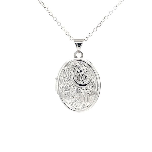 Sterling Silver Reversible Locket Pendant Necklace Minor Jewelry Inc. Nashville, TN